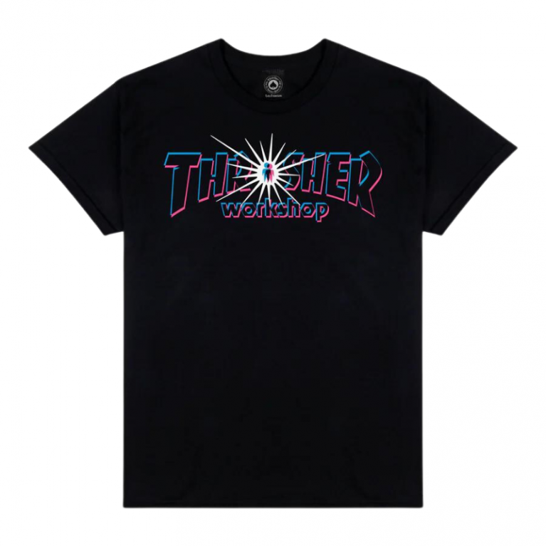 Футболка Thrasher X AWS - Nova T-Shirt Black