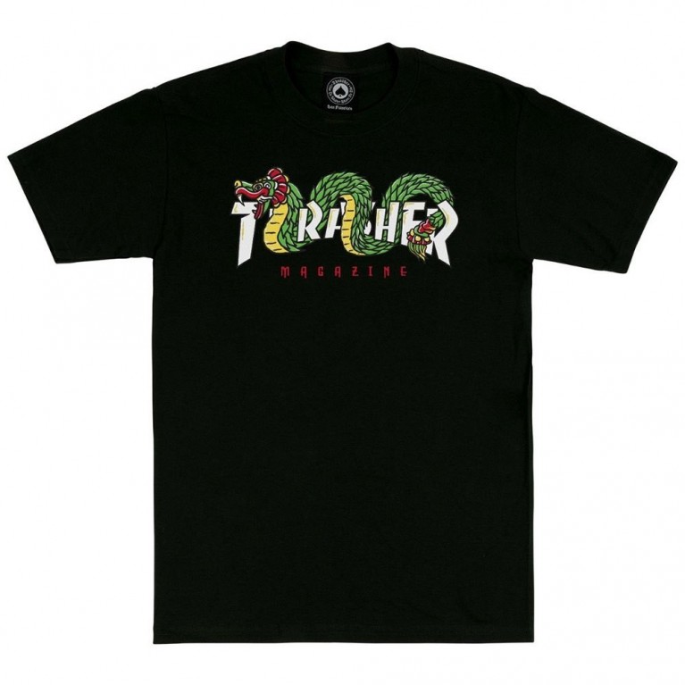 Футболка Thrasher Aztec T-Shirt Black