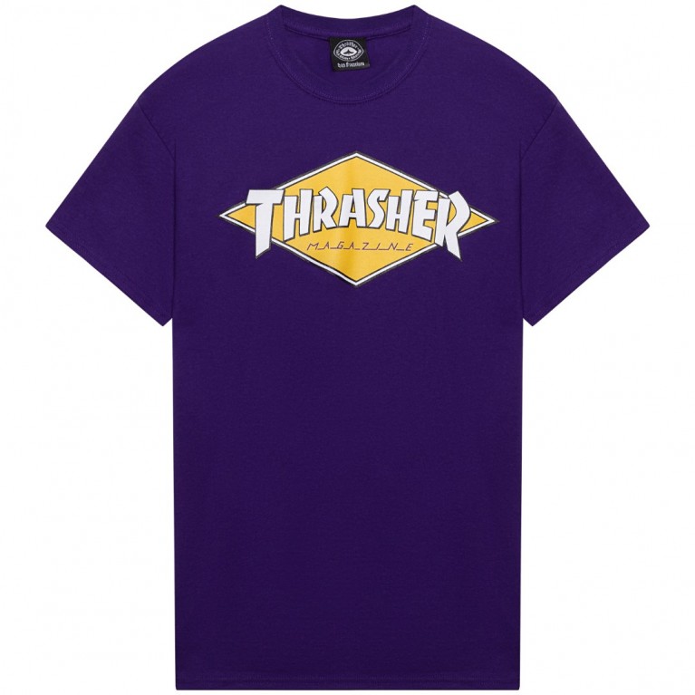 Футболка Thrasher Diamond Logo Purple