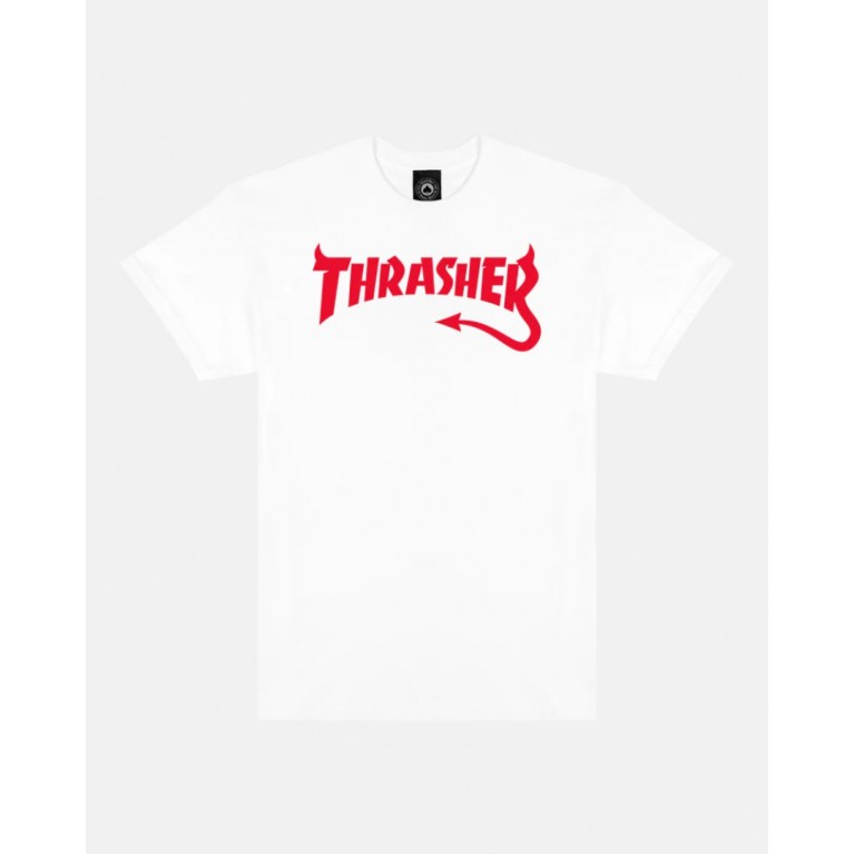 Футболка Thrasher Diablo T-shirt White 