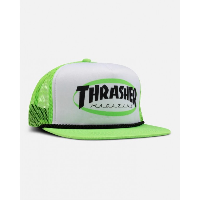Thrasher Ellipse Mag Logo Green