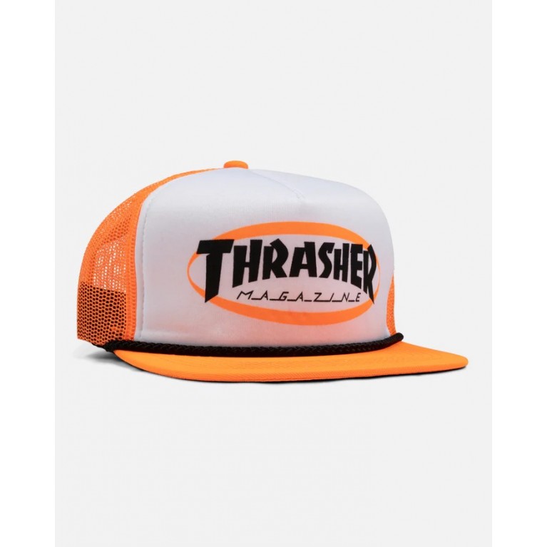 Thrasher Ellipse Mag Logo Orange