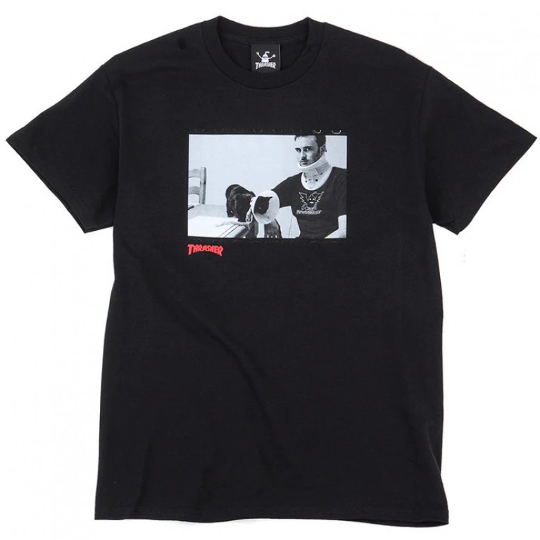 Футболка THRASHER THR X TOY MACHINE TEMPLETON BLACK
