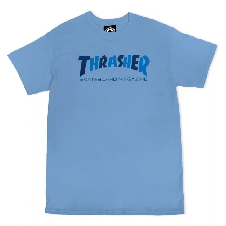 Футболка Thrasher Skate Mag Checkers Carolina Blue