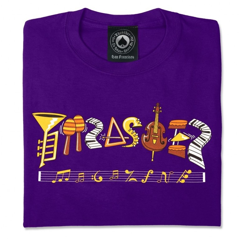 Thrasher Fillmore Logo T-Shirt Purple