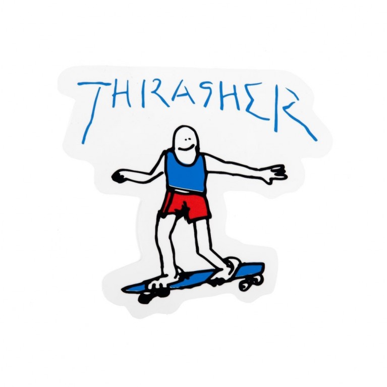 Стикер Thrasher Gonz Logo Sticker New