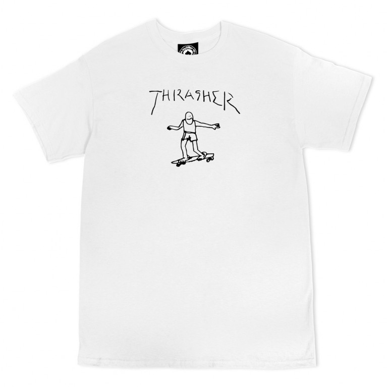 Футболка Thrasher Gonz Logo White