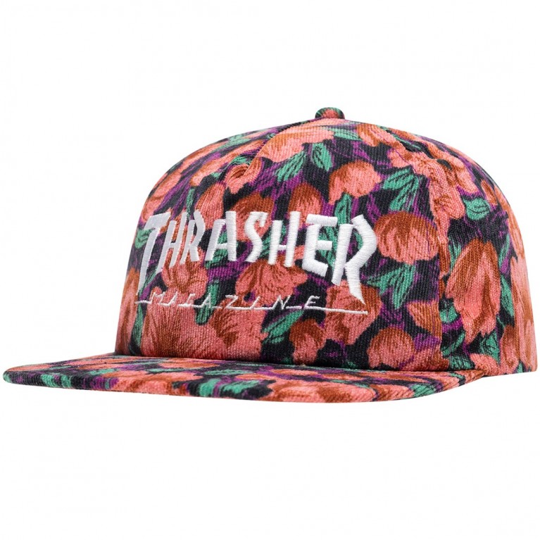 Кепка Thrasher Mag Logo Snapback Pink Floral