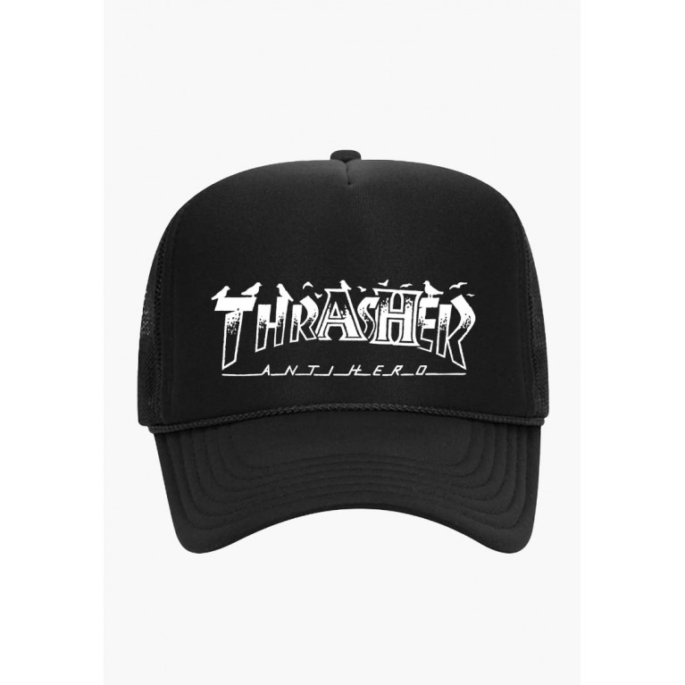 Кепка Thrasher Pigeon Mag Trucker Hat Black