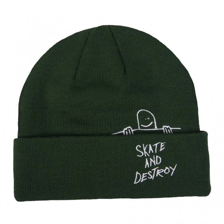 Шапка THRASHER GONZ SAD FOLD FOREST GREEN