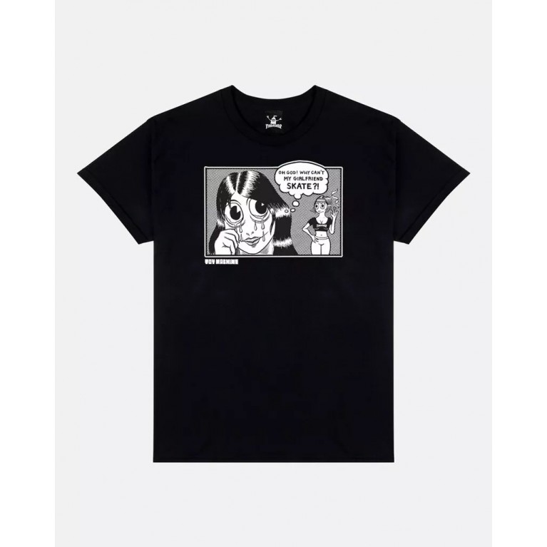 Футболка THRASHER THR X TOY MACHINE GIRLFRIEND BLACK