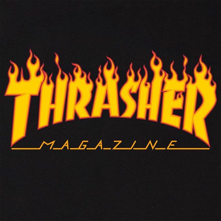 Футболка Thrasher Flame Logo Black 