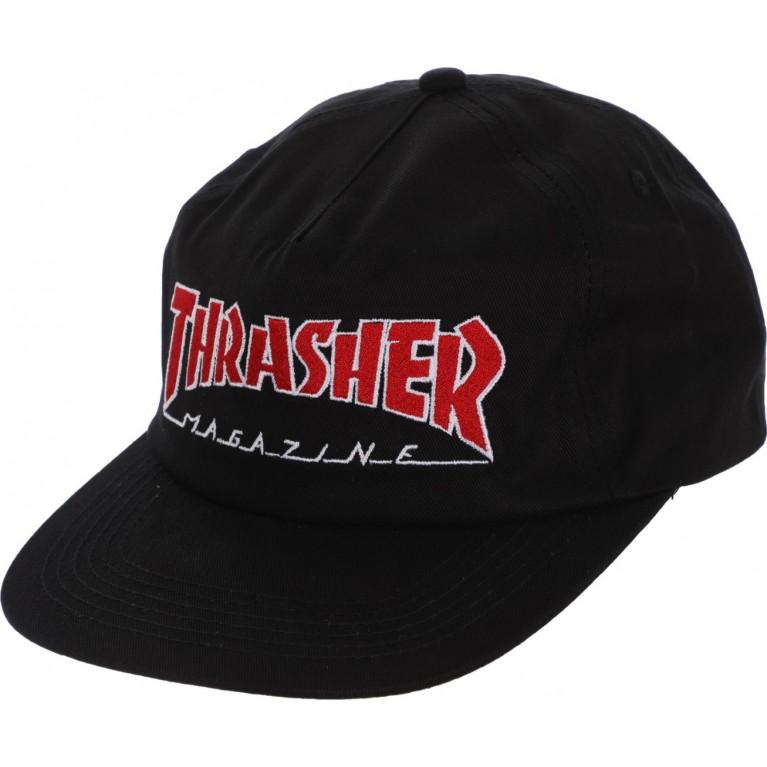 Кепка Thrasher Outlined Snapback Black