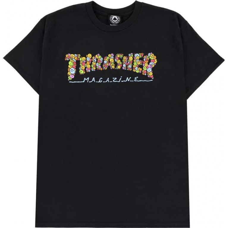 Футболка THRASHER SMILE BY SPANKY BLACK