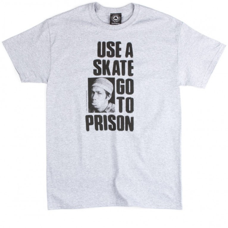 Футболка Thrasher Use A Skate Go To Prison Gray