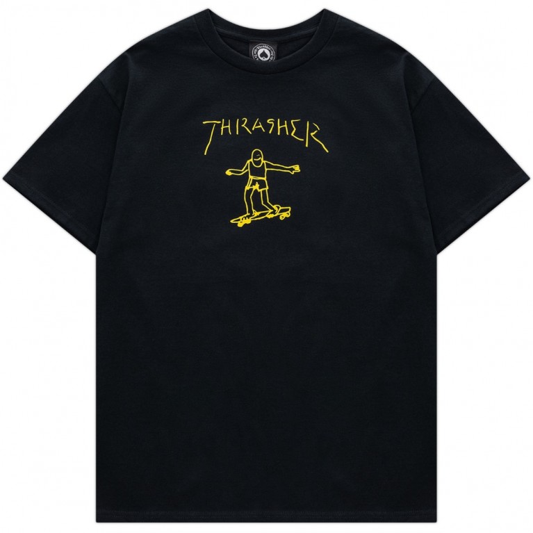 Футболка Thrasher Gonz Black/Yellow