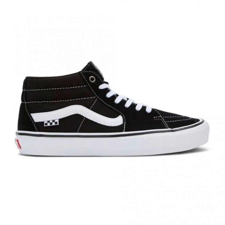 Кеды VANS SKATE SHOES M SKATE GROSSO MID BLACK/WHITE