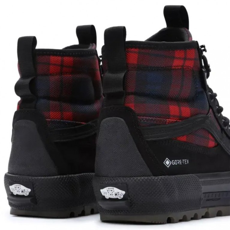 Кеды VANS U SK8-HI GORE-TEX MTE-3 TECH PLAID BLACK/RED