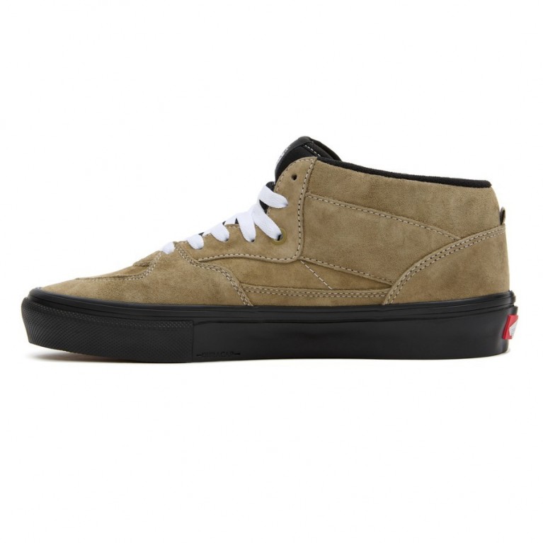 Кеды VANS SHOES SKATE HALF CAB PIG SUEDE OLIVE/BLACK - оригинал | Boardakshop.ru