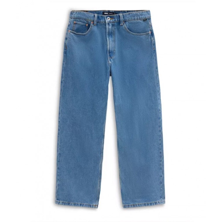 Купить штаны VANS CHECK-5 BAGGY DENIM PANT STONEWASH BLUE