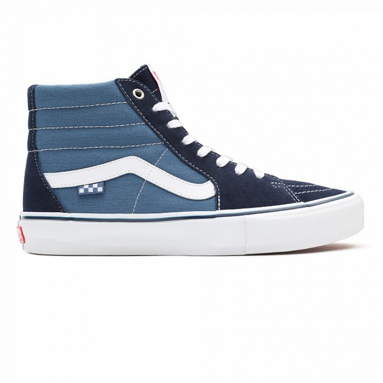 Кеды VANS SHOES - SKATE SK8-HI NAVY/WHITE