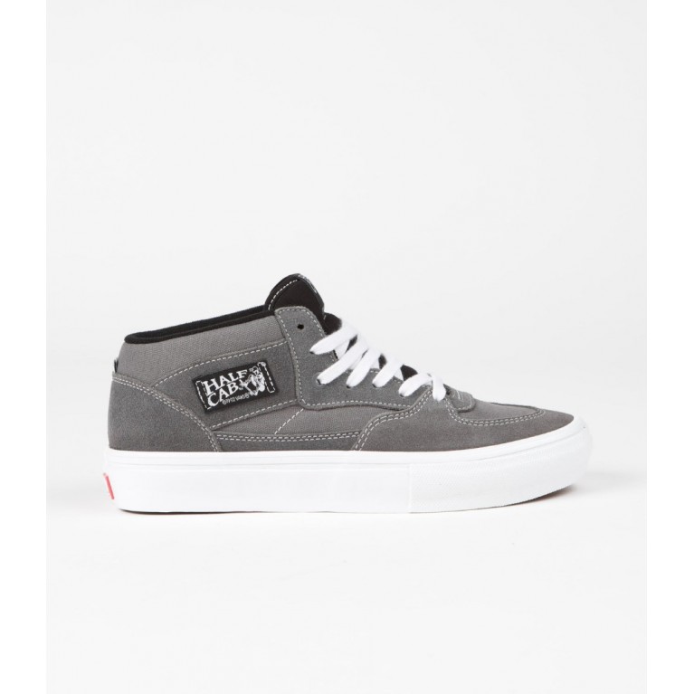 Кеды VANS SHOES SKATE HALF CAB GREY/WHITE