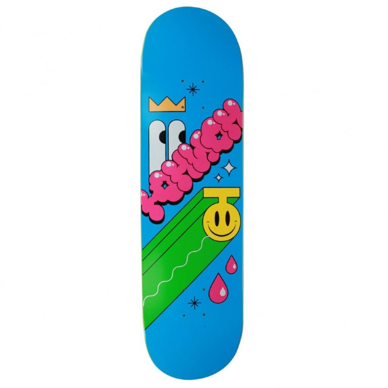 Дека для скейтборда Юнион Acid team, цвет blue-pink 8.3