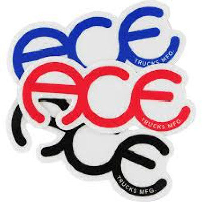 Стикеры Ace Rings Red 3.5"