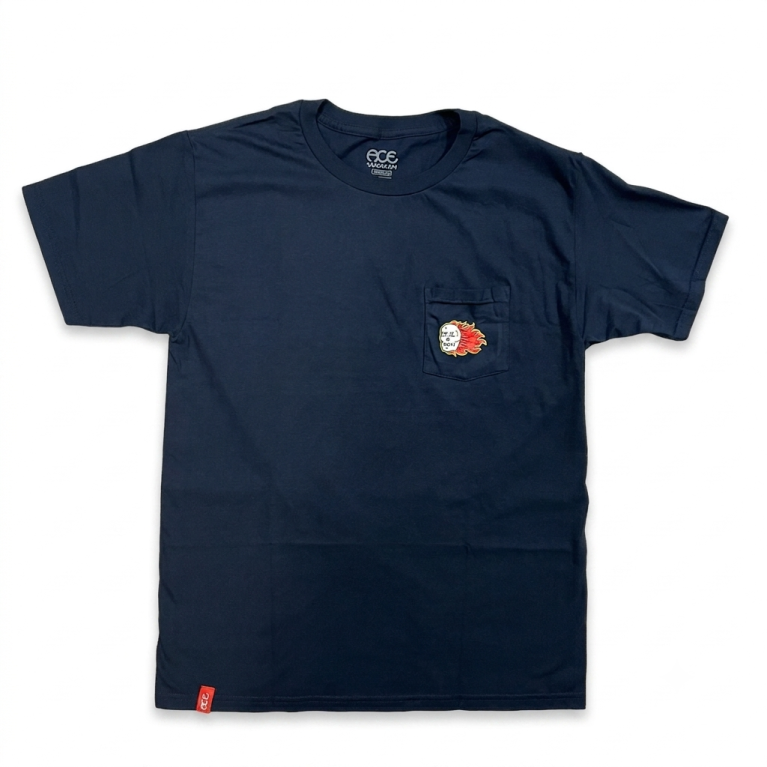 Футболка Ace Combust SS Pocket Tee - Navy