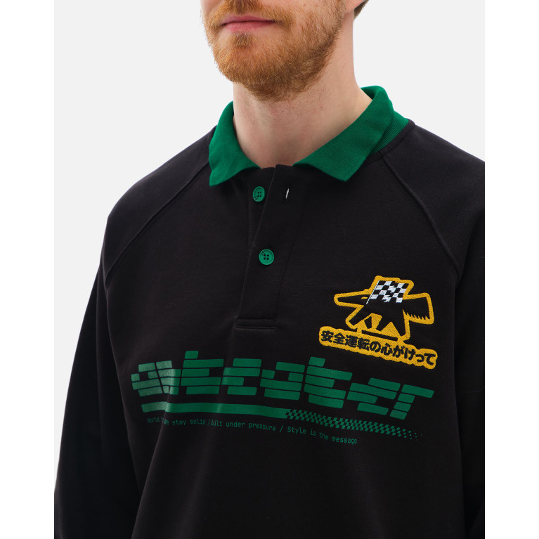 Толстовка ANTEATER Crewneck-Polo-Black-Green