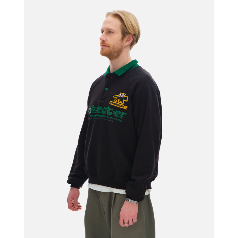 Толстовка ANTEATER Crewneck-Polo-Black-Green
