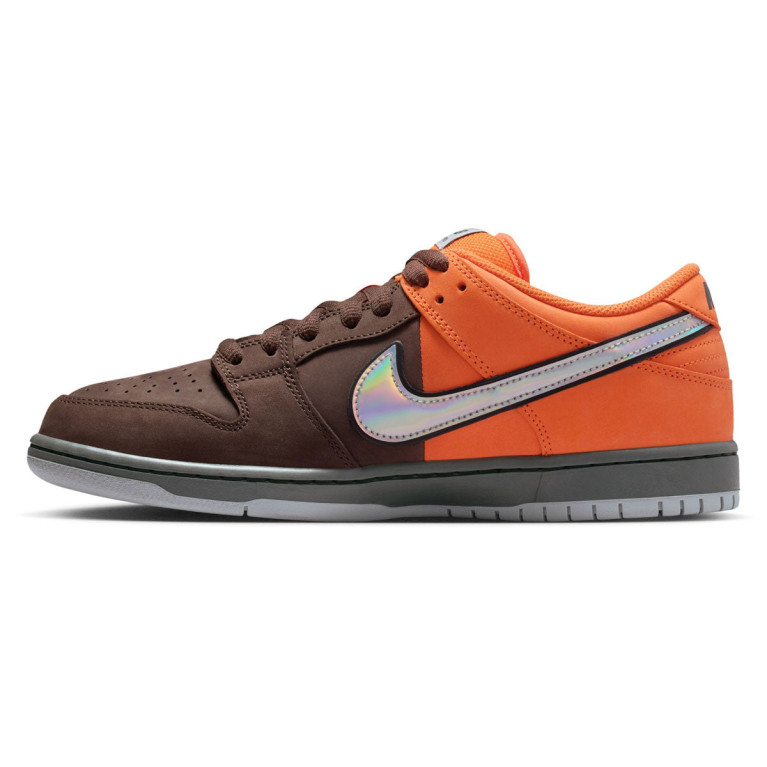 Кеды Nike SB Muni Fast Pass Dunk Low Pro Safety Orange/Wolf Grey/Baroque Brown
