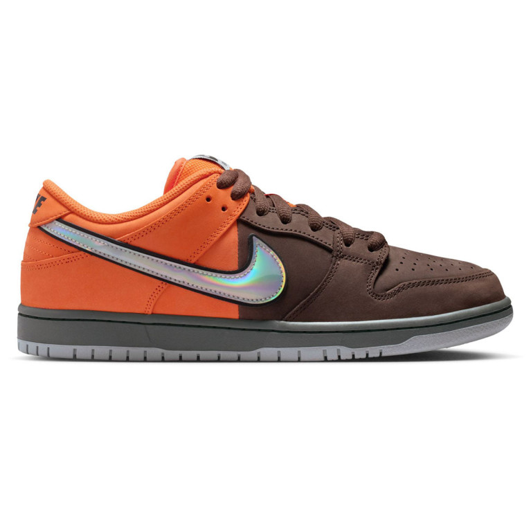 Кеды Nike SB Muni Fast Pass Dunk Low Pro Safety Orange/Wolf Grey/Baroque Brown