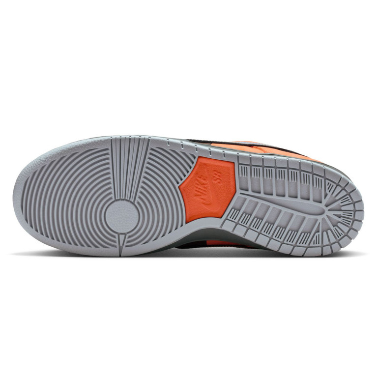 Кеды Nike SB Muni Fast Pass Dunk Low Pro Safety Orange/Wolf Grey/Baroque Brown