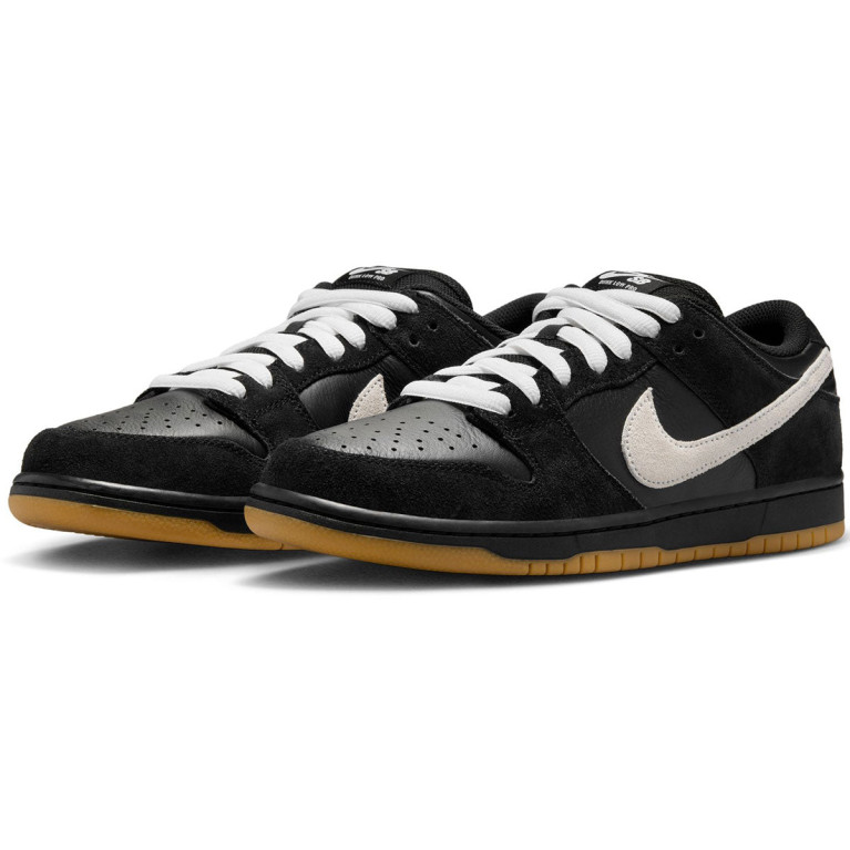 Кеды Nike SB Dunk Low Pro Black/White/Black/Gum/Light Brown