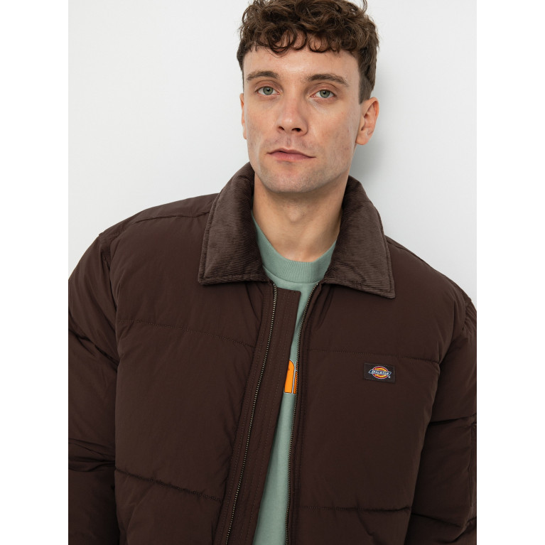 Куртка Dickies Overbrook Puffer Jacket Chocolate Brown