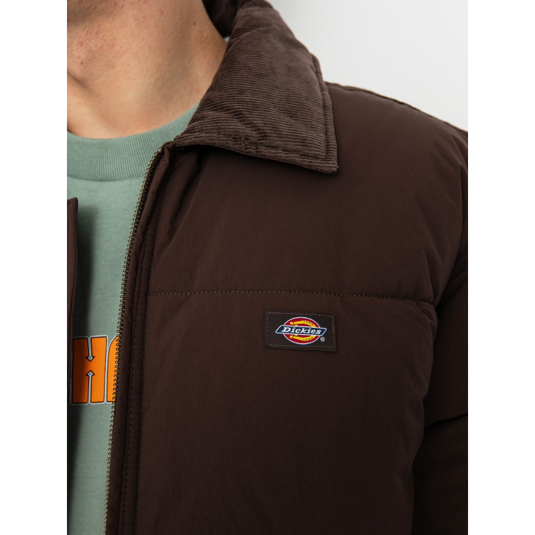 Куртка Dickies Overbrook Puffer Jacket Chocolate Brown