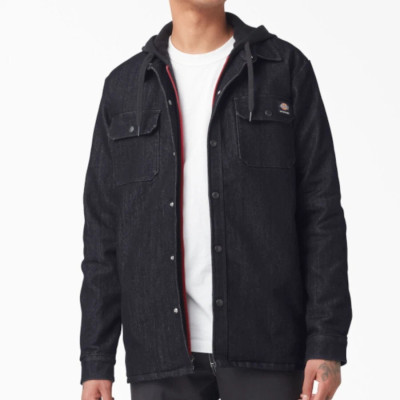 Куртка DICKIES SKATEBOARDING DENIM SHACKET RINSED INDIGO BLUE
