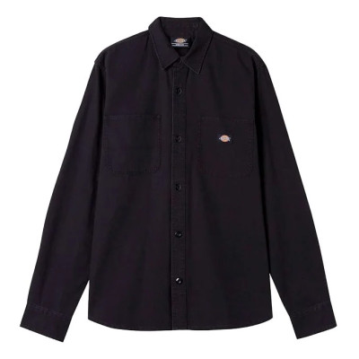Рубашка DICKIES DUCK CANVAS LS SHIRT STONEWASHED BLACK
