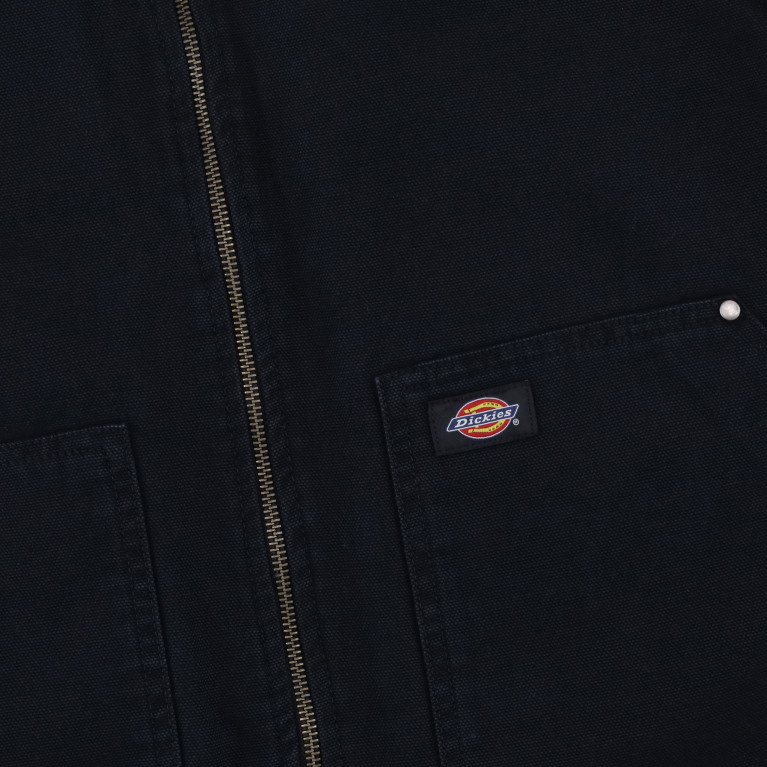 Жилет DICKIES DUCK LINED VEST STONEWASHED BLACK
