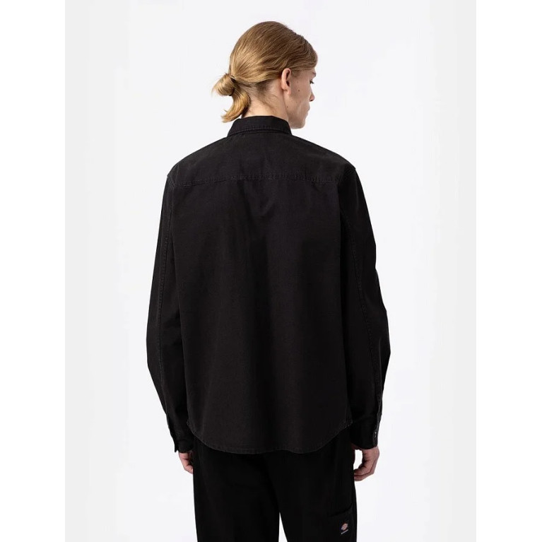 Рубашка DICKIES DUCK CANVAS LS SHIRT STONEWASHED BLACK
