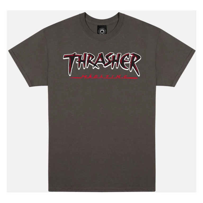 Футболка Thrasher SLASH CHARCOAL