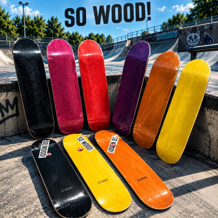 SO WOOD: новая дека для скейтборда без лишнего