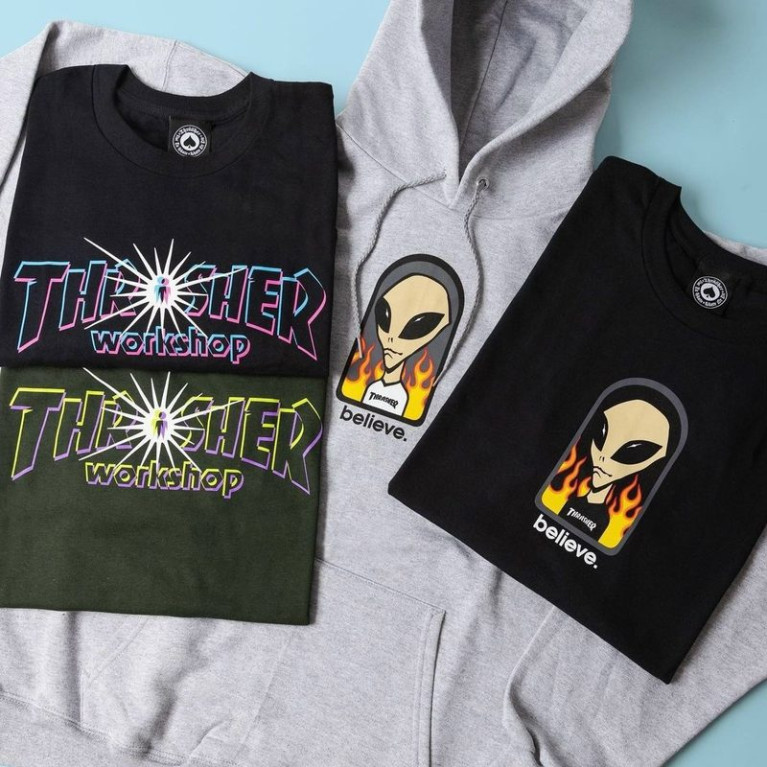 Остатки Thrasher x AWS со скидкой 40% в BOARDak