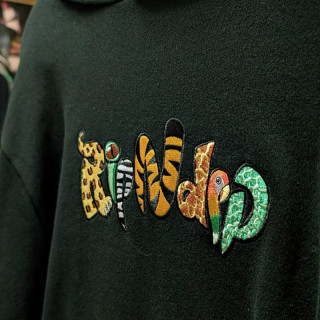 Толстовка Ripndip RAINFOREST HOODIE BLACK — купить со скидкой 40%