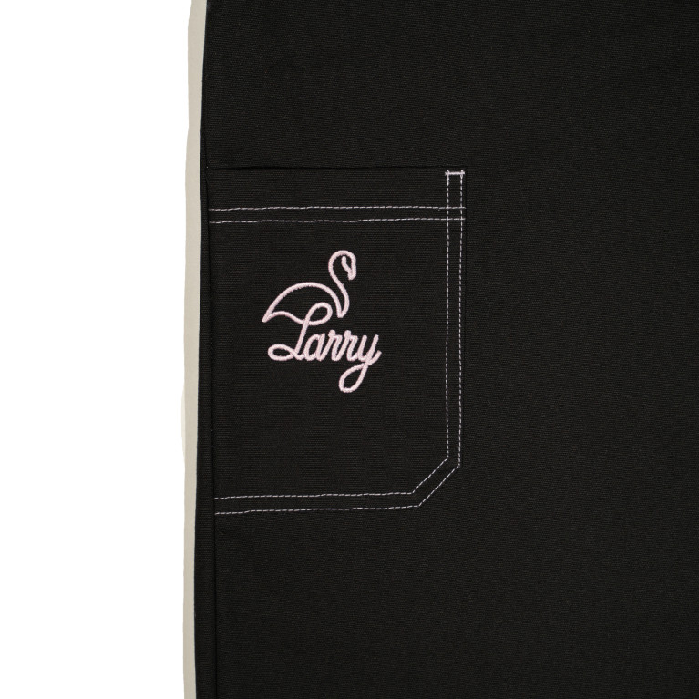 Штаны Larry Pants One Pocket Wide fit Black Pink Stiches