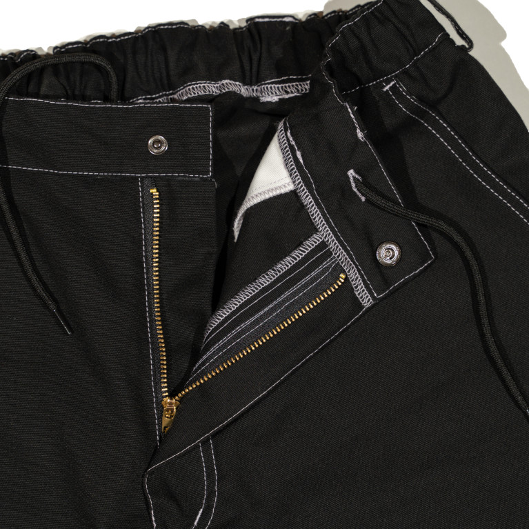 Штаны Larry Pants One Pocket Wide fit Black Pink Stiches