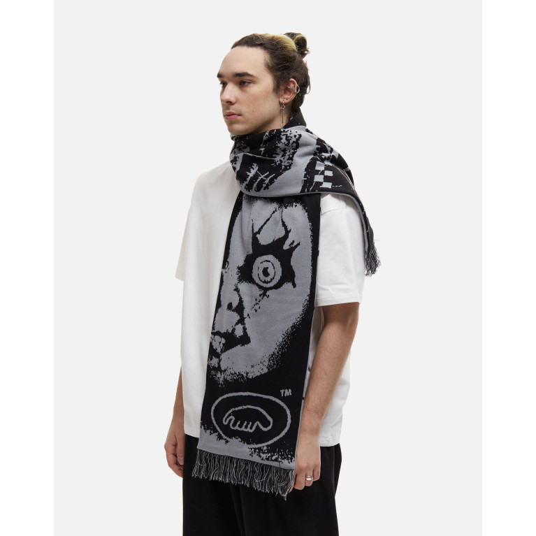 Шарф ANTEATER Scarf-Black-Grey