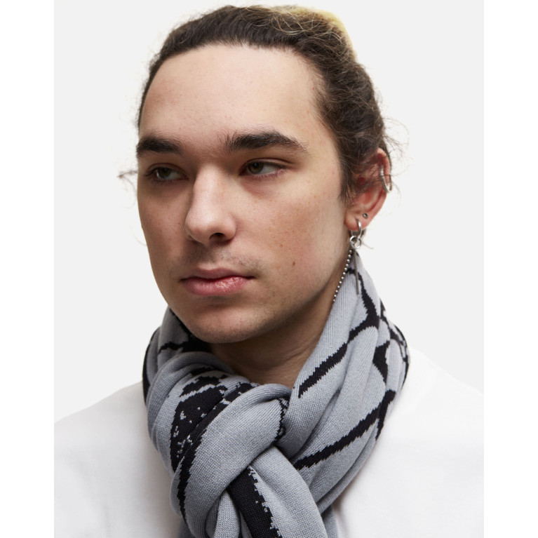 Шарф ANTEATER Scarf-Black-Grey