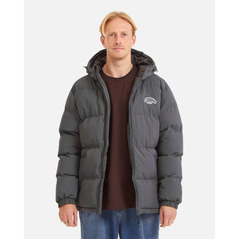 Куртка ANTEATER Downjacket-HoodedCrispy-Dark-Grey